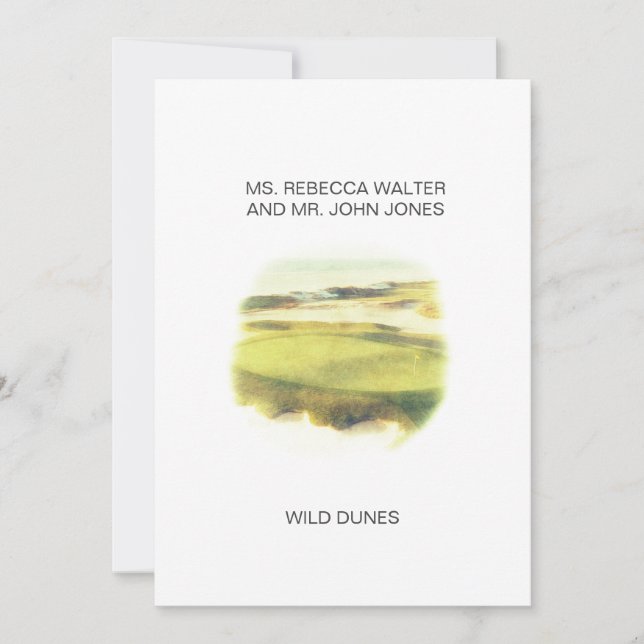 Cartes Pour Fêtes Annuelles Dunes sauvages - Charleston (Devant)