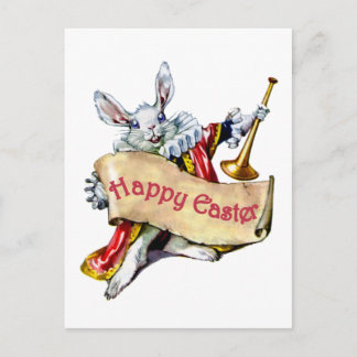 CARTES POUR FÊTES ANNUELLES EASTER BUNNY PROLONGE DE BONNES SALUTATIONS DE PÂQ