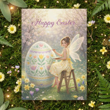 Easter Fairy Painting Egg Spring