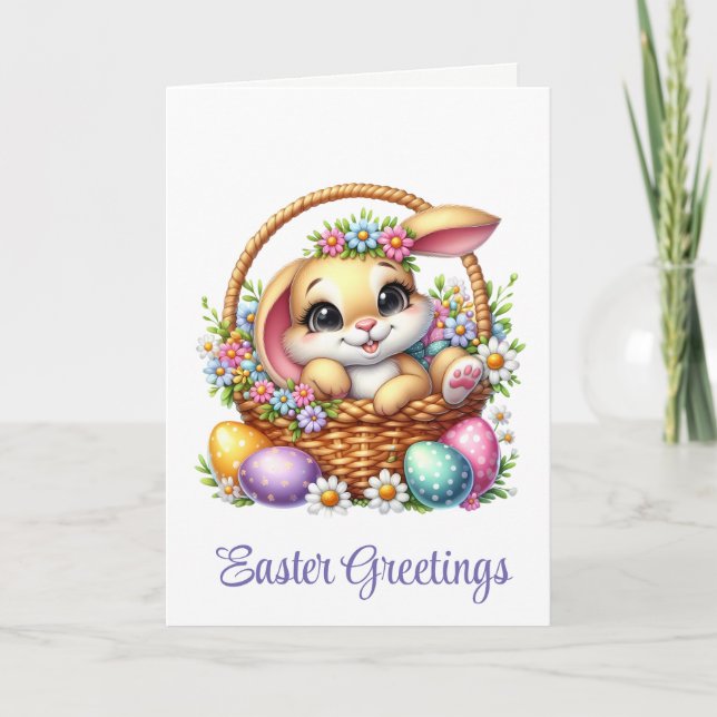 Cartes Pour Fêtes Annuelles Easter Greeting Card (Devant)