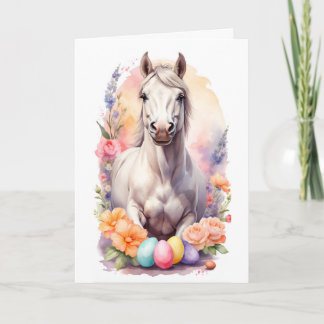 Cartes Pour Fêtes Annuelles Easter horse