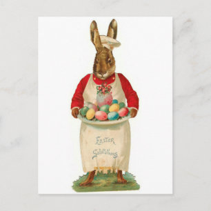 Cartes Pour Fêtes Annuelles Easter Salutations Vintage
