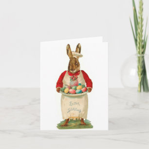 Cartes Pour Fêtes Annuelles Easter Salutations Vintage