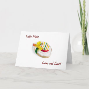 CARTES POUR FÊTES ANNUELLES EASTER SOUHAITE AIMER ET DOUCE