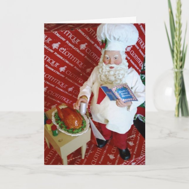 CARTES POUR FÊTES ANNUELLES EAT, BOISSON ET BE "MERRY" CHRISTMAS (Devant)