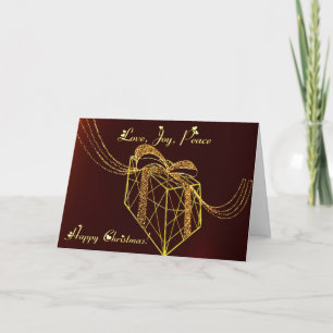 Cartes Pour Fêtes Annuelles Éclairage de boîte cadeau