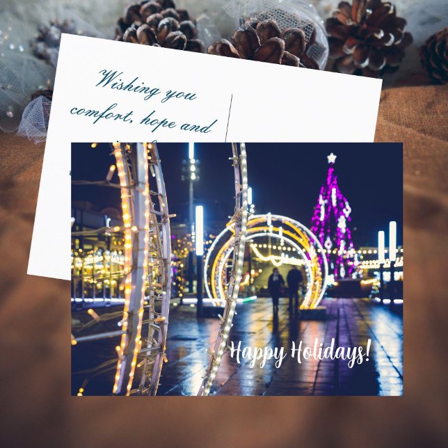 Cartes Pour Fêtes Annuelles Éclairage de Noël (Créateur téléchargé)
