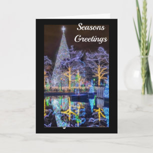 CARTES POUR FÊTES ANNUELLES "ÉCLAIREZ LA NUIT/JOYEZ NOËL"