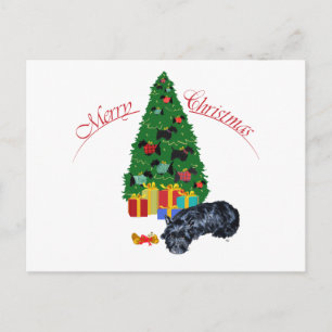 Cartes Pour Fêtes Annuelles Ecosse Terrier Nap Noël
