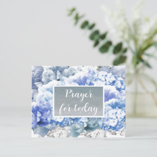 Cartes Pour Fêtes Annuelles Ecriture de prière d'aujourd'hui Faux Parties scin