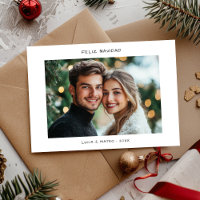 Écriture décontractée espagnole Noël Feliz Navidad