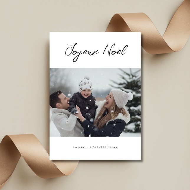 Cartes Pour Fêtes Annuelles Écriture manuscrite Joyeux Noël (Créateur téléchargé)