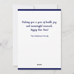 Cartes Pour Fêtes Annuelles Écriture moderne Shana Tova 3 Photo Nouvel An juif