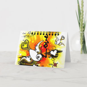 Cartes Pour Fêtes Annuelles Écrivez-moi un peu d'amour !