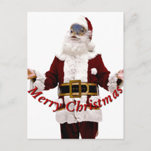 Cartes Pour Fêtes Annuelles Écureuil Père Noël-Joyeux Noël_