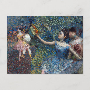 Cartes Pour Fêtes Annuelles Edgar Degas - Danseur Avec Tambourine