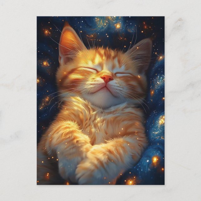 Cartes Pour Fêtes Annuelles Éffrayant Black Cat Halloween Wallpaper — 2025 Nui (Devant)
