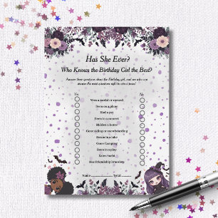 Cartes Pour Fêtes Annuelles Éffrayant gothique Anniversaire fille a elle jamai