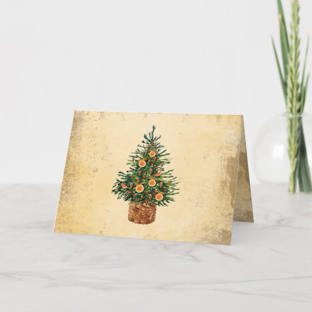 Cartes Pour Fêtes Annuelles Église traditionnelle de Noël (Devant)