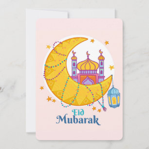 Cartes Pour Fêtes Annuelles Eid Moubarak