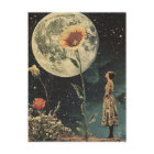 Élégance Lune - Femme avec Lune