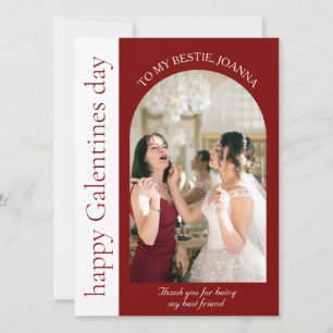 Cartes Pour Fêtes Annuelles Elégant Best Friends Galentines jour Bestie photo