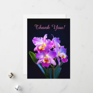 Cartes Pour Fêtes Annuelles Elégant Cattleya Orchidées Fleurs Design Floral