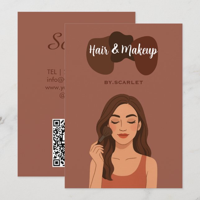 Cartes Pour Fêtes Annuelles Elégant Chocolat Compétence Courageuse, Beauté Ten (Devant / Derrière)