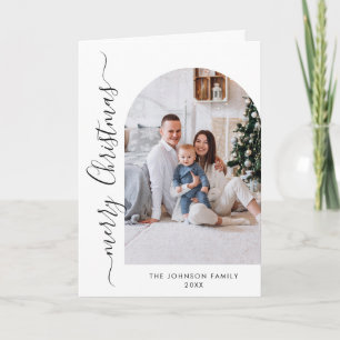 Cartes Pour Fêtes Annuelles Élégant élégant 5 PHOTO Noël Salutation