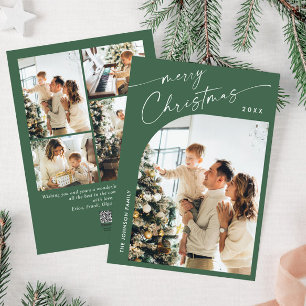 Cartes Pour Fêtes Annuelles Élégant élégant 5 PHOTO Noël Salutation