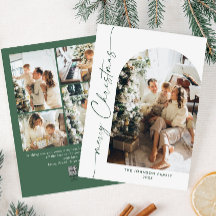 Élégant élégant 5 PHOTO Noël Salutation