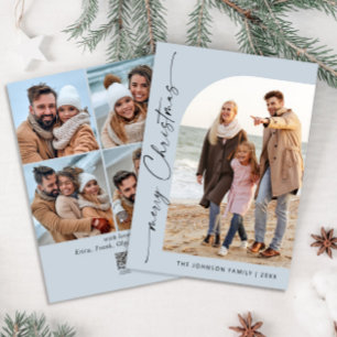 Cartes Pour Fêtes Annuelles Élégant élégant 5 PHOTO Noël Salutation