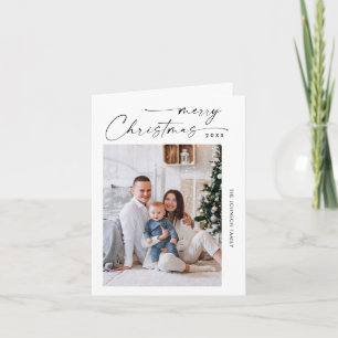 Cartes Pour Fêtes Annuelles Élégant élégant 5 PHOTO Noël Salutation