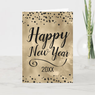 Cartes Pour Fêtes Annuelles Elégant Faux Foil Bonne année