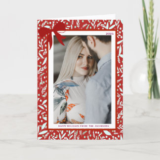 Cartes Pour Fêtes Annuelles Elegant Greeting  Holiday Card