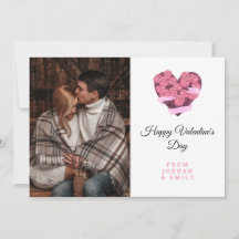 Elegant Heart Happy Valentine's Day Photo