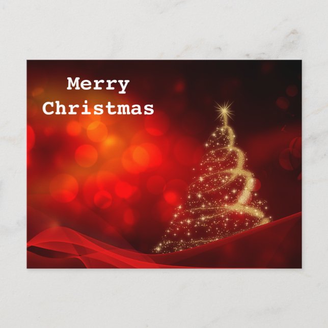 Cartes Pour Fêtes Annuelles Élégant Joyeux Noël (Devant)