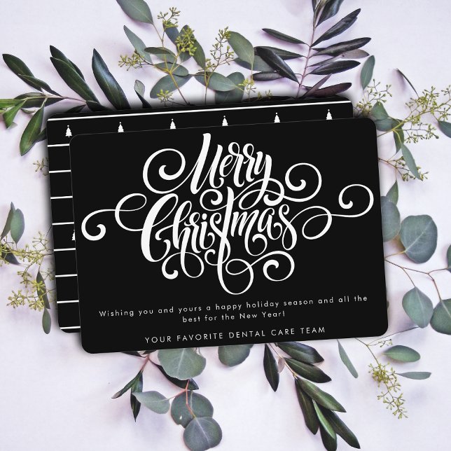 Cartes Pour Fêtes Annuelles Élégant Joyeux Noël Professionnel Moderne (Créateur téléchargé)
