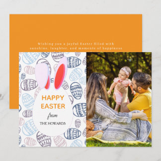 Cartes Pour Fêtes Annuelles Elegant Modern Patterns Happy Easter Photo
