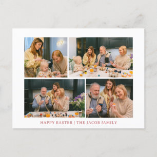 Cartes Pour Fêtes Annuelles élégant Moderne Bénédiction Famille de Pâques Quat