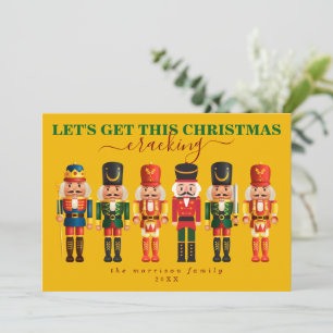 Cartes Pour Fêtes Annuelles Élégant Moderne Funny Jaune Noisette Noël