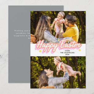Cartes Pour Fêtes Annuelles Elegant Moderne Minimaliste Joyeuses Pâques 2 Phot
