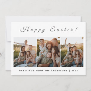 Cartes Pour Fêtes Annuelles Elegant Moderne Minimaliste Joyeuses Pâques 3 Phot