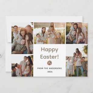 Cartes Pour Fêtes Annuelles Elegant Moderne Minimaliste Joyeuses Pâques 5 Phot