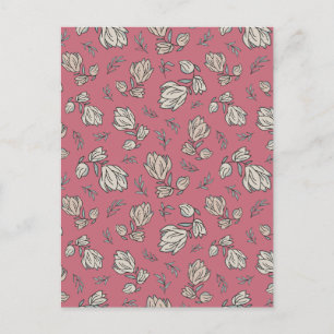 Cartes Pour Fêtes Annuelles Élégant motif floral