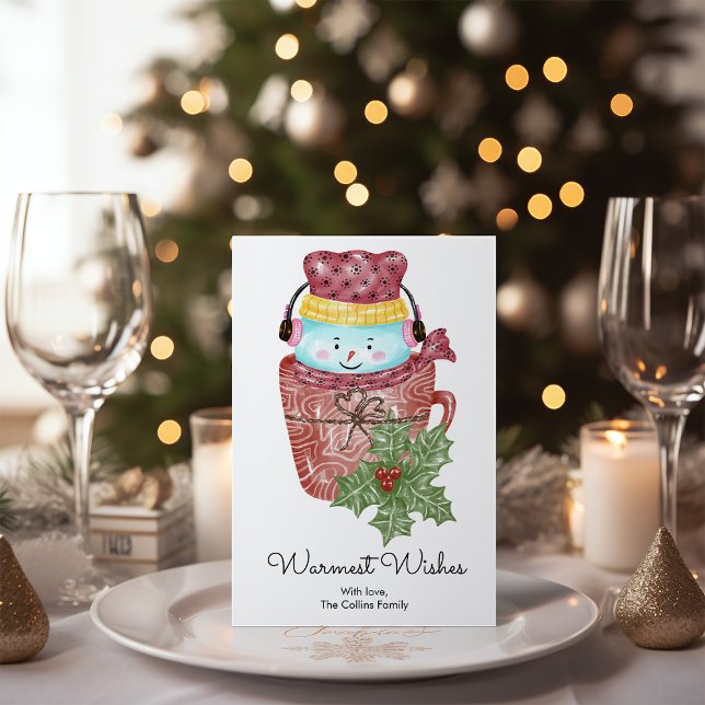 Cartes Pour Fêtes Annuelles Élégant Noël de la moelle des neiges (Créateur téléchargé)