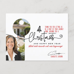 Cartes Pour Fêtes Annuelles Élégant Noël immobilier Salutation
