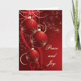 Cartes Pour Fêtes Annuelles Élégant Noël rouge