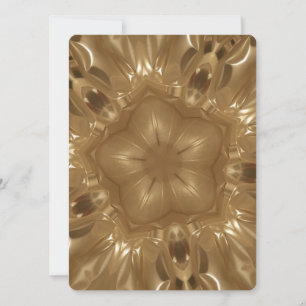 Cartes Pour Fêtes Annuelles Elégant or Brown Noël Kaleidoscope Star