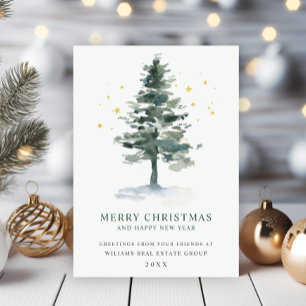 Cartes Pour Fêtes Annuelles Elégant Pine Tree Noël Accueil d'entreprise